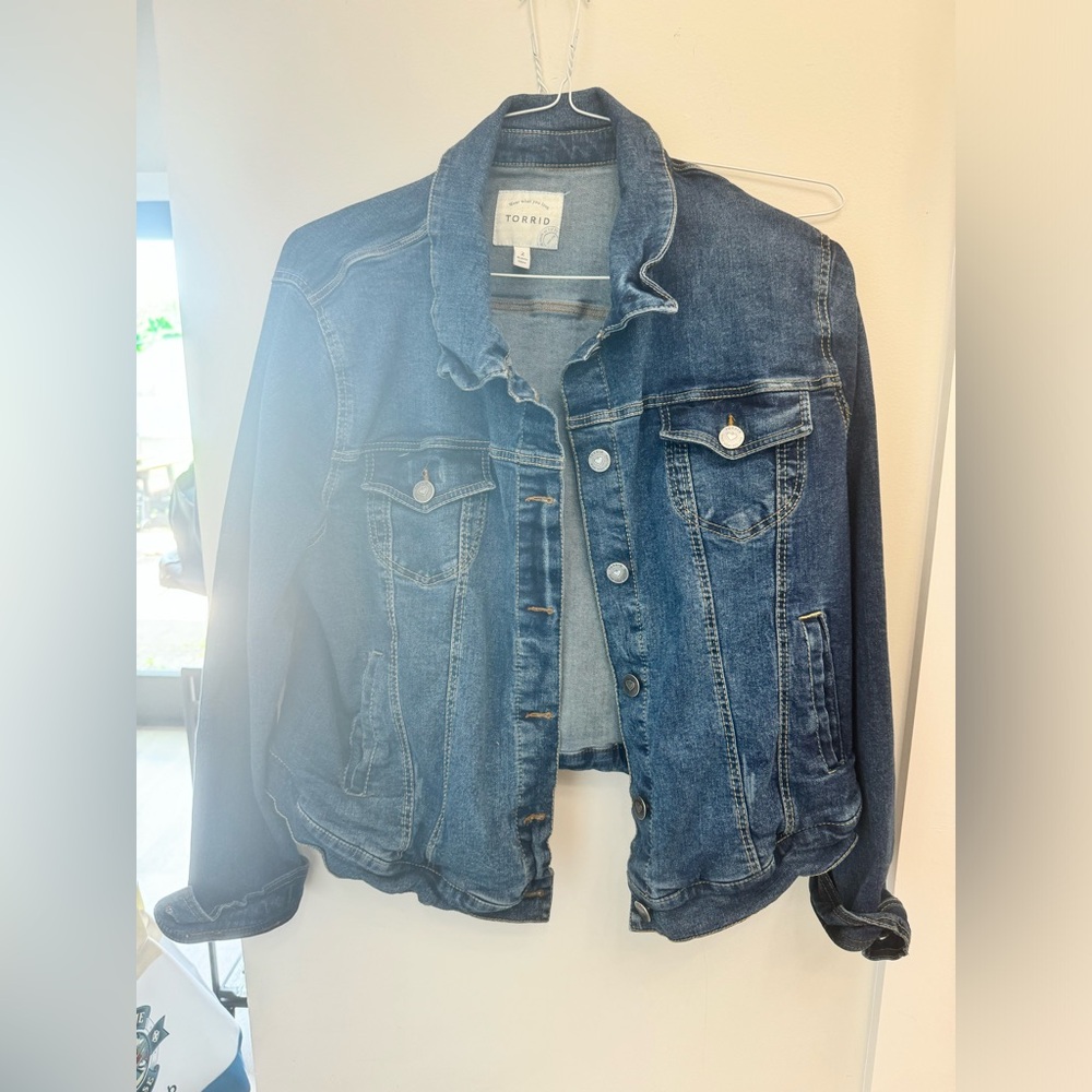 Torrid Stretch Jean Jacket Size 2